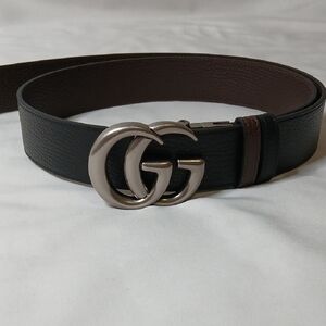 Gucci GG Maramont Reverseible Black/Brown Belt